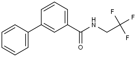 N-(2,2,2-Trifluoroethyl)[1,1'-biphenyl]-3-carboxamide Structure