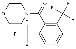 (2,6-bis(trifluoromethyl)phenyl)(morpholino)methanone Structure