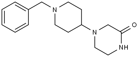 4-(1-benzylpiperidin-4-yl)piperazin-2-one Structure