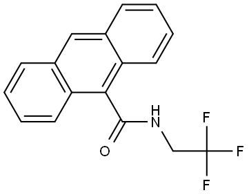 N-(2,2,2-Trifluoroethyl)-9-anthracenecarboxamide Structure