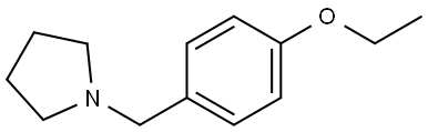 1-[(4-Ethoxyphenyl)methyl]pyrrolidine Structure