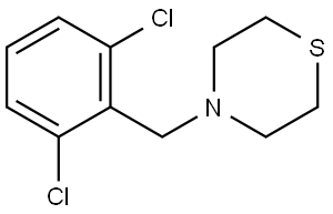 4-[(2,6-Dichlorophenyl)methyl]thiomorpholine Structure