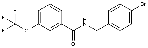 N-[(4-Bromophenyl)methyl]-3-(trifluoromethoxy)benzamide Structure