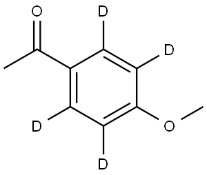 1-(4-methoxyphenyl-2,3,5,6-d4)ethan-1-one Structure