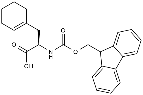 (R)-a-(Fmoc-amino)-1-cyclohexene-1-propanoic acid Structure