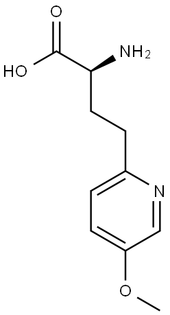 (2S)-2-amino-4-(5-methoxypyridin-2-yl)butanoic acid Structure