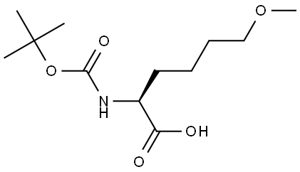 N-Boc-6-methoxy-L-norleucine Structure