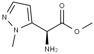 methyl (S)-2-amino-2-(1-methyl-1H-pyrazol-5-yl)acetate Structure