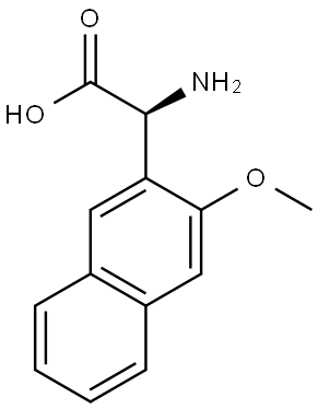 (2S)-2-AMINO-2-(3-METHOXYNAPHTHALEN-2-YL)ACETIC ACID Structure