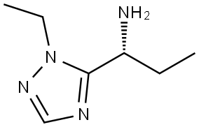 (R)-1-(1-ethyl-1H-1,2,4-triazol-5-yl)propan-1-amine Structure