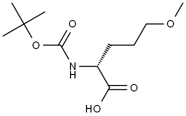 N-Boc-5-methoxy-D-norvaline Structure