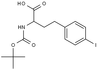 2-(Boc-amino)-4-(4-iodophenyl)butanoic acid Structure