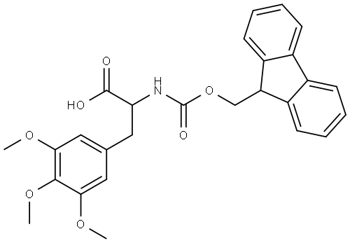 Fmoc-3,4,5-trimethoxy-DL-phenylalanine Structure