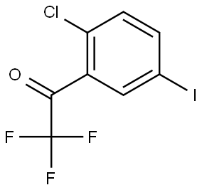 1-(2-Chloro-5-iodophenyl)-2,2,2-trifluoroethanone Structure