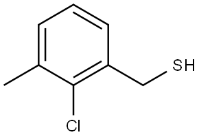 2-Chloro-3-methylbenzenemethanethiol Structure