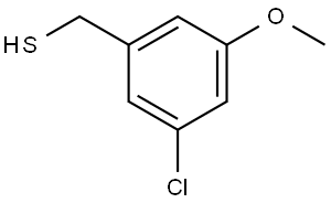 3-Chloro-5-methoxybenzenemethanethiol Structure