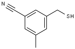 3-(Mercaptomethyl)-5-methylbenzonitrile Structure