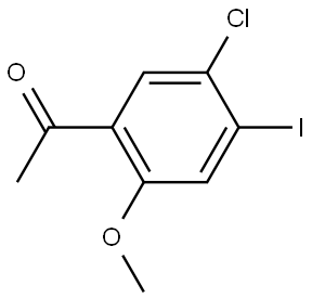 1-(5-Chloro-4-iodo-2-methoxy-phenyl)-ethanone Structure