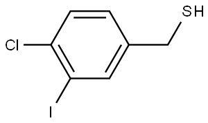 4-Chloro-3-iodobenzenemethanethiol Structure