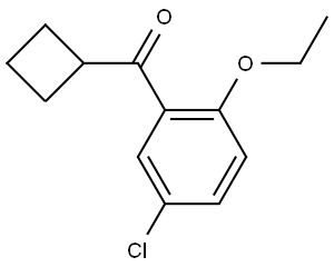 (5-Chloro-2-ethoxyphenyl)cyclobutylmethanone Structure