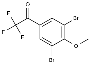 1-(3,5-Dibromo-4-methoxyphenyl)-2,2,2-trifluoroethanone Structure