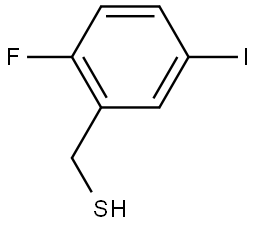 2-Fluoro-5-iodobenzenemethanethiol Structure