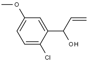 1-(2-chloro-5-methoxyphenyl)prop-2-en-1-ol Structure