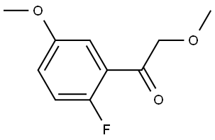 1-(2-Fluoro-5-methoxyphenyl)-2-methoxyethanone Structure