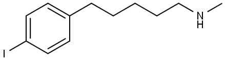 5-(4-iodophenyl)-N-methylpentan-1-amine Structure