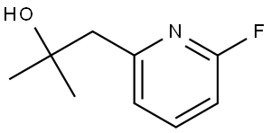 6-Fluoro-α,α-dimethyl-2-pyridineethanol Structure