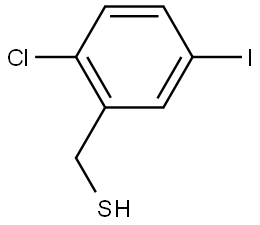 2-Chloro-5-iodobenzenemethanethiol Structure