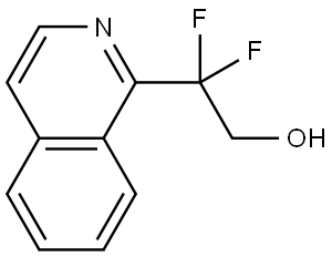 2,2-Difluoro-2-(isoquinolin-1-yl)ethanol Structure