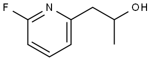 6-Fluoro-α-methyl-2-pyridineethanol Structure