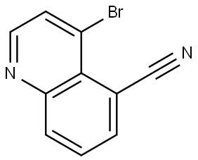 4-bromoquinoline-5-carbonitrile Structure