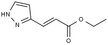 ethyl (E)-3-(1H-pyrazol-5-yl)acrylate Structure