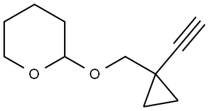 2-((1-ethynylcyclopropyl)methoxy)tetrahydro-2H-pyran Structure