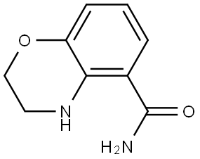 3,4-Dihydro-2H-1,4-benzoxazine-5-carboxamide Structure