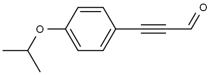 3-[4-(1-Methylethoxy)phenyl]-2-propynal Structure