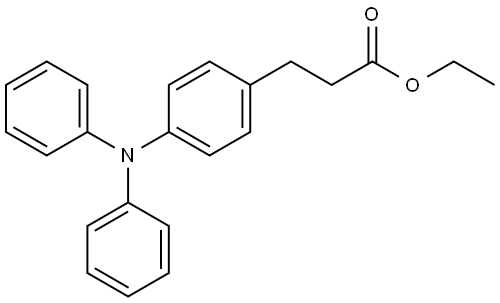 ethyl 3-(4-(diphenylamino)phenyl)propanoate Structure