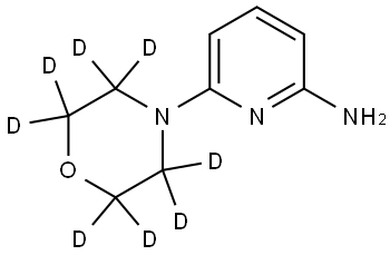 6-(morpholino-d8)pyridin-2-amine Structure
