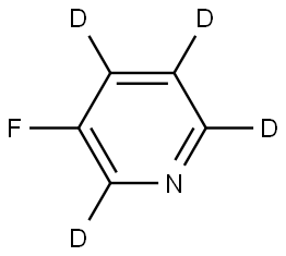 3-fluoropyridine-2,4,5,6-d4 Structure