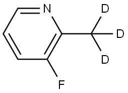 3-fluoro-2-(methyl-d3)pyridine Structure