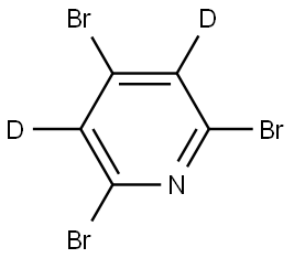 2,4,6-tribromopyridine-3,5-d2 Structure