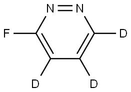 3-fluoropyridazine-4,5,6-d3 Structure