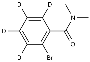 2-bromo-N,N-dimethylbenzamide-3,4,5,6-d4 Structure