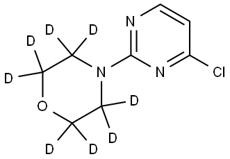 4-(4-chloropyrimidin-2-yl)morpholine-2,2,3,3,5,5,6,6-d8 Structure