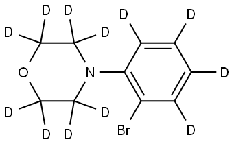 4-(2-bromophenyl-3,4,5,6-d4)morpholine-2,2,3,3,5,5,6,6-d8 Structure