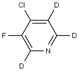 4-chloro-3-fluoropyridine-2,5,6-d3 Structure