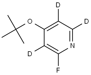 4-(tert-butoxy)-2-fluoropyridine-3,5,6-d3 Structure