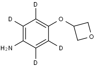 4-(oxetan-3-yloxy)benzen-2,3,5,6-d4-amine 구조식 이미지